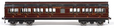 Lot 153 - Exley O-Gauge Midland Railway 1st/3rd Compartment Coach With Clerestory Roof 2720 (G-E)