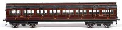 Lot 154 - Exley O-Gauge Midland Railway 3rd Class Compartment Coach 8207 With Clerestory Roof 8207 (G-E,...