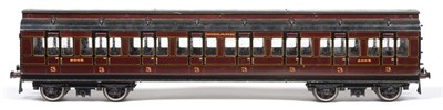 Lot 155 - Exley O-Gauge Midland Railway 3rd Class Compartment Coach With Clerestory Roof 6002 (G-E)