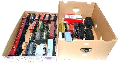 Lot 166 - Lima And Kit Built O-Gauge a collection of assorted rolling stock and an 0-6-0 LMS locomotive