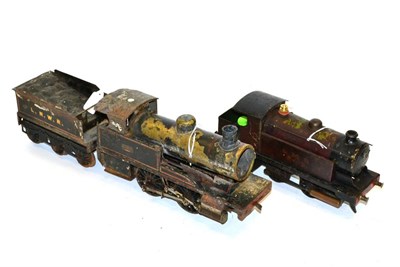 Lot 175 - Bing Gauge I Live Steam 0-4-0 Locomotive And 4-Wheel LNWR Tender black (a.f.) together with a...