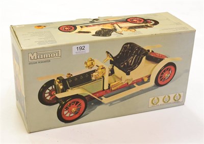 Lot 192 - Mamod Live Steam SA1 Steam Roadster cream (E-G box G)