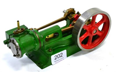 Lot 202 - Stuart Victoria Horizontal Engine green 8";, 20cm long (E)