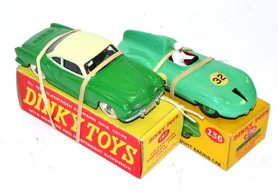 Lot 265 - Dinky 187 Volkswagen Karmann Ghia and 236 Connaught (both E boxes G-E) (2)