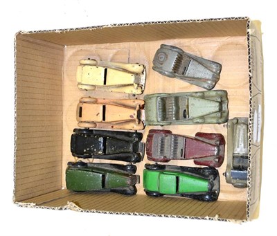 Lot 266 - Dinky 30, 36 And 38 Series Cars including Jaguar, Daimler, Rover, Humber, Vauxhall, Alvis and...