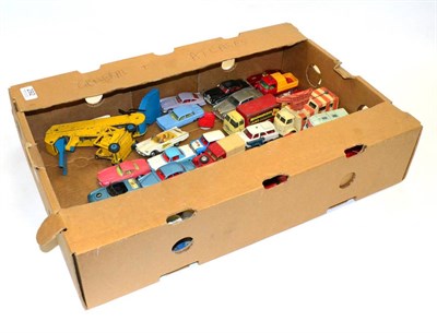 Lot 292 - Corgi A Collection Of Assorted 1960's Models including Moorhouses lorry, Mobile radar, Combine...