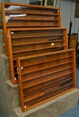 Lot 325 - Three Collectors Cabinets