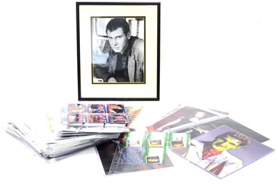 Lot 33 - Various Autographed Photographs including Harrison Ford, Jennifer Aniston, Paul Darrow, Kylie...