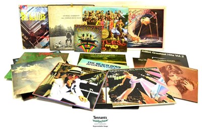 Lot 35 - Various Records including The Beatles Please Please Me LP, Sgt Pepper, The White Album and...