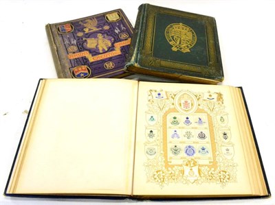 Lot 39 - Various Victorian Crest And Monograms contained in hard cover albums, together with box of...