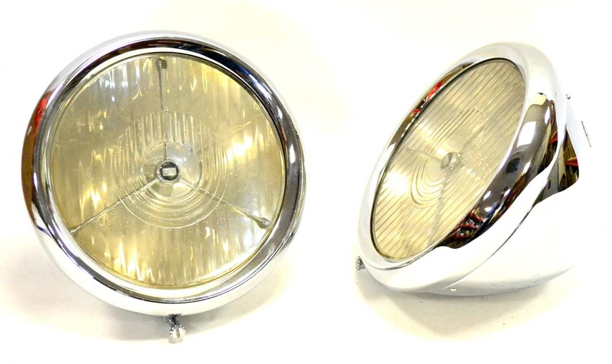 Lot 41 - Lucas A Pair Of P80 Car Headlamps (both E-G)