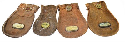 Lot 59 - Railway Leather Wages Bags (i) GNR Wages Horncastle (ii) NER Westgate (iii) LNER Swinehead & Boston