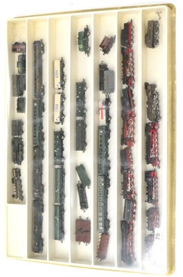 Lot 79 - RoCo, Fleischmann And Others N-Gauge A Collection Of Assorted Continental Outline Locomotives...