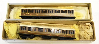 Lot 96 - Anbrico OO-Gauge Three LNER Coaches (i) Suburban all 3rd 61674 (E) (ii) 1st/3rd Corridor 63789...