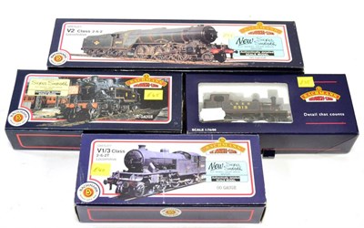 Lot 97 - Bachmann OO Gauge 31558 2-6-2 Class V2 LNER Locomotive Coldstream 4844 31453 2-6-2 Ivatt class Tank