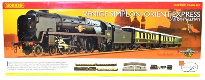 Lot 108 - Hornby (China) OO-Gauge R1087 Venice Simplon-Orient Express Set consisting of 4-6-2 Merchant...