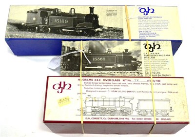 Lot 134 - OO-Gauge Three Unmade Kits (i) 4-6-0 HR/CR/LMS River Class No.78/180 produced (ii) CR/LMS/BR Wemyss