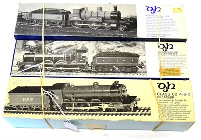 Lot 140 - OO-Gauge Three Unmade Kits By DJH (i) Highland Railway/LMS Loch Class 4-4-0 (ii) Manson 381...