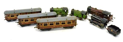 Lot 169 - Hornby Series Locomotives And Rolling Stock including 4-4-2T LMS 2180, 0-4-0T LNER 8123, 0-4-0T...