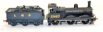 Lot 183 - Constructed O-Gauge Kit With Motor 0-6-0 Johnson Class 2F finished in black as LMS 2967 (E-G)