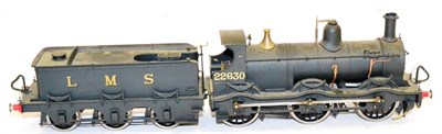 Lot 197 - Constructed O-Gauge Kit Without Motor Of A Class 2F 0-6-0 Locomotive finished in black as LMS 22630