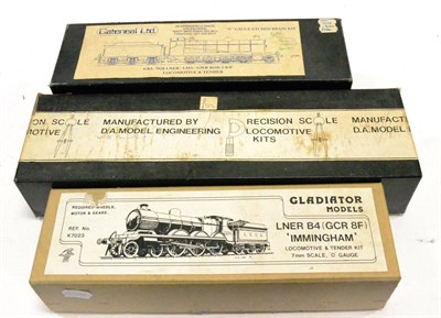 Lot 205 - Gladiator Models O-Gauge Unmade Kit 4-6-0 LNER Class B4 Immingham (contents unchecked, with...