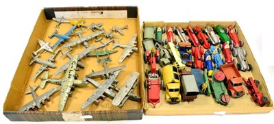 Lot 284 - Dinky Racing Cars And Aircraft and a few other models (generally F) (qty)