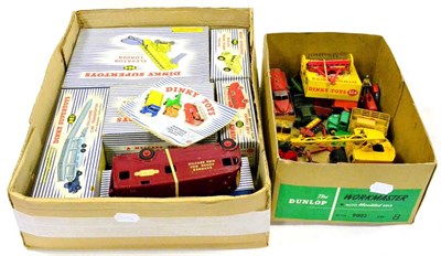 Lot 289 - Dinky Various Boxed Models 981 BR Horse box, 982 Pullmore car transporter, 955 Fire engine, 961...