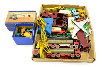 Lot 292 - Dinky Various Unboxed Commercial And Other Vehicles including Guy Spratt's van, two 2nd Foden...