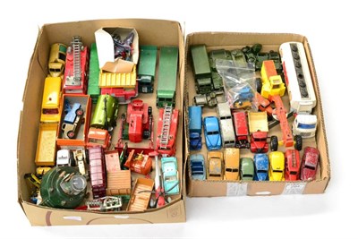 Lot 294 - Dinky Various Unboxed Models Mostly 1950's including 1st Foden flat truck, Guy flat with tailboard