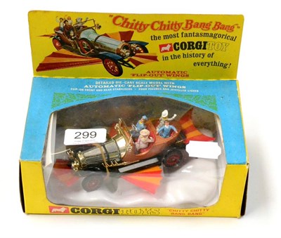 Lot 299 - Corgi 266 Chitty Chitty Bang Bang (E box G, model held in place by elastic bands)