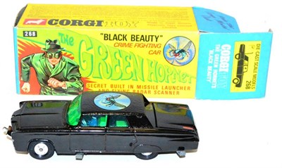 Lot 300 - Corgi 268 The Green Hornet's Black Beauty (G-E, some chipping mainly to front of car, box G-E, with