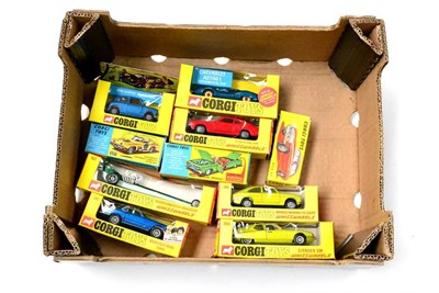 Lot 322 - Corgi Various Window Box Models 284 Citroen SM, 393 Mercedes 350SL, 383 VW 1200 Beetle, 394...