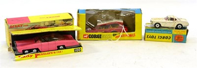 Lot 338 - TV Related Diecast Dinky 100 FAB1 in card display box (G, lacks bonnet mascot, missiles and...