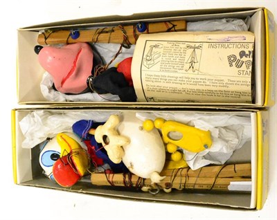 Lot 360 - Pelham Puppets Disney Characters SL Mickey Mouse and SL Donald Duck both in boxes with ";Walt...