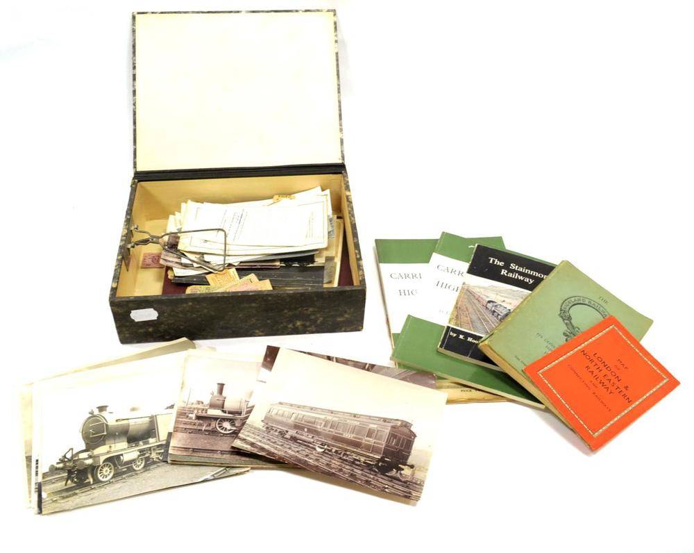 Lot 1056 - Various Railway Related Paperwork including North Eastern Railway 1911 bound volume, LNER Good...
