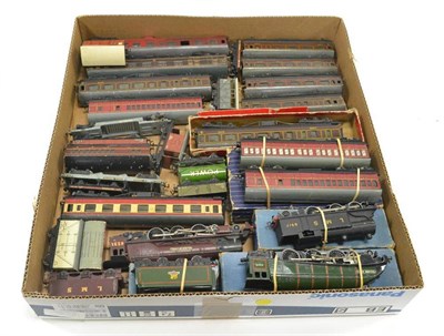 Lot 1067 - Hornby Dublo 3-Rail Locomotives And Other Items including EDL2 Silver King, EDL7 0-6-2T LMS...