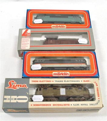 Lot 1097 - Marklin HO Gauge 3165 SNCF BB 9280 Twin Pantograph Locomotive 3038 SNCF BB 9223 (both G-E boxes...