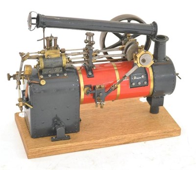 Lot 1118 - Bassett-Lowke (?) Stationary Steam Agricultural Engine based on the boiler and fire box of a...