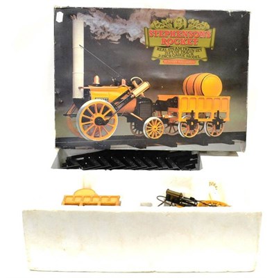 Lot 1131 - Hornby 3.5"; Gauge Stephenson's Rocket (G-F, has been used, box G-F)