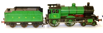 Lot 1133 - Kit/Scratch Built Live 3.5"; Gauge Freelance Course Scale 4-4-0 Locomotive & 6-Wheel Tender...