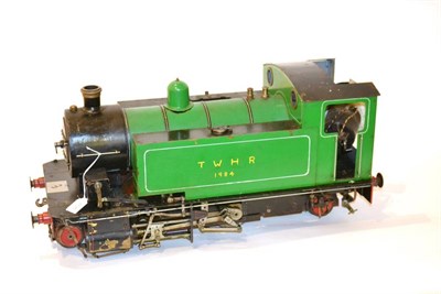 Lot 1135 - Kit/Scratch Built Live Steam 3.5"; Gauge 2-4-2 Tank Locomotive finished in green as TWHR 1984,...