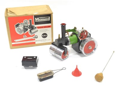 Lot 1145 - Mamod SR1 Steam Roller (G, has been used, in early card box G)