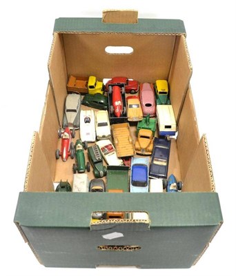 Lot 1204 - Dinky Assorted Unboxed Models including Studebaker Golden Hawk, Foden truck with tailboard,...