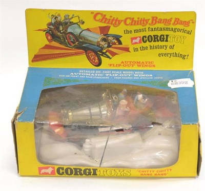 Lot 1222 - Corgi 266 Chitty Chitty Bang Bang in window box (G, paint loss to front and rear fins, box F-G,...