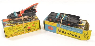 Lot 1223 - Corgi 267 Batmobile (G-E, chipping mainly to rear of fins, box F, lacks insert and one outer...