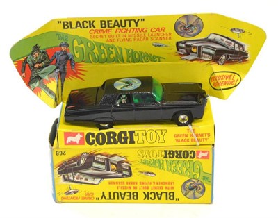 Lot 1224 - Corgi 268 The Green Hornets Black Beauty (E, with opened bag containing three missiles and...