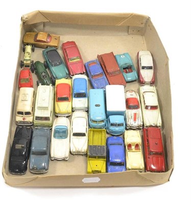 Lot 1226 - Corgi A Collection Of Assorted Unboxed Models  including Rover 90 cream/cerise, VW Toblerone...