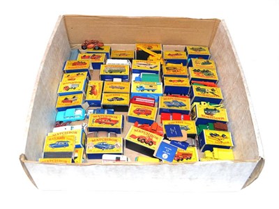 Lot 1238 - Matchbox 1-75's A Collection Of Assorted Regular Wheel Models including Harley Davidson motorcycle