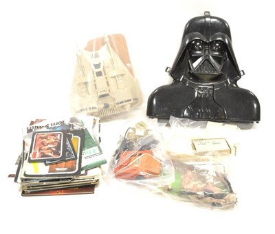 Lot 1278 - Star Wars (Return Of The Jedi) Various Vehicles And Sets  including Scout Walker, Jabba the...